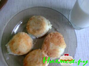 Картошки с творогом и зеленью