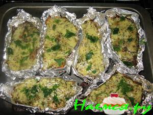 Семга в шубке под горчичным соусом Семга в шубке под горчичным соусом