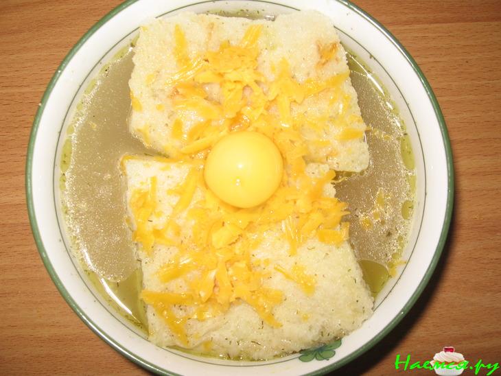 Суп "Pavese" (моя интерпретация)