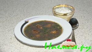 Грибной супчик (из сушеных грибов)