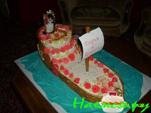 Свадебный торт с мастикой