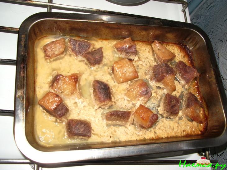 Мясо под шубой (говядина) Мясо под шубой (говядина)