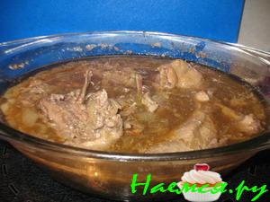 Утка в гранатовом соусе