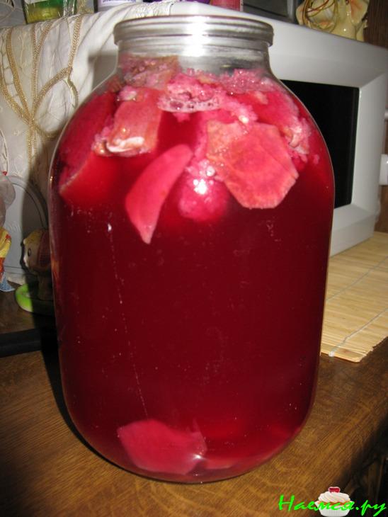 Квас из сырой свеклы