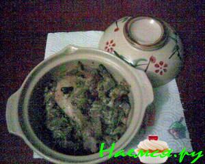 Окорочка с маслятами