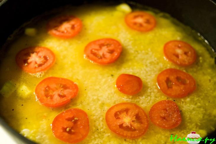 Рис с кабачком (с овощами) Рис с кабачком (с овощами)