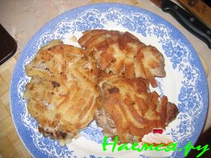 Шницель по-министерски из индейки