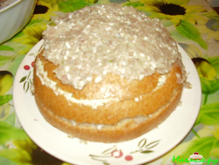 Закусочный торт с филе сельди Закусочный торт с филе сельди