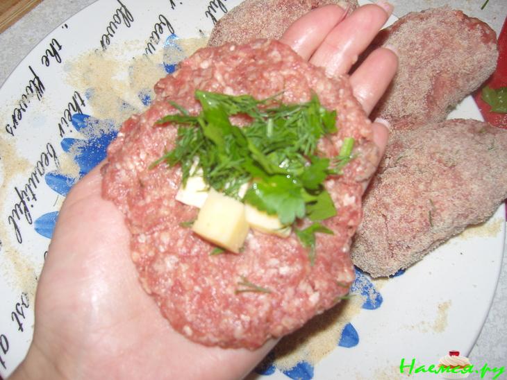 Котлеты с начинкой