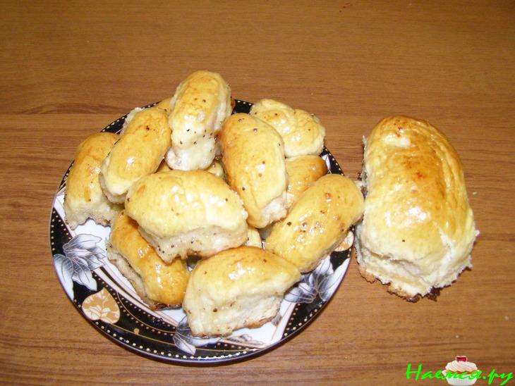 Пирожки на один укус с заливкой