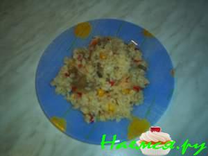 Овощи с рисом и грибами Овощи с рисом и грибами