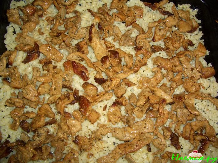 Запеканка из макарон со свининой