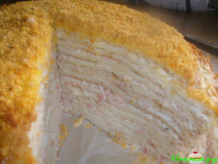 Венгерский блинный закусочный торт