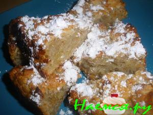 Тертый яблочно-лимонный пирог. Вкусный и быстрый