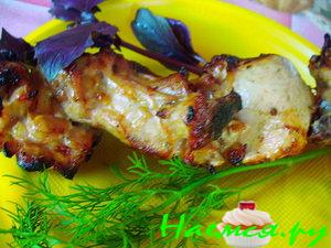Куриные шашлычки по-ирански Куриные шашлычки по-ирански