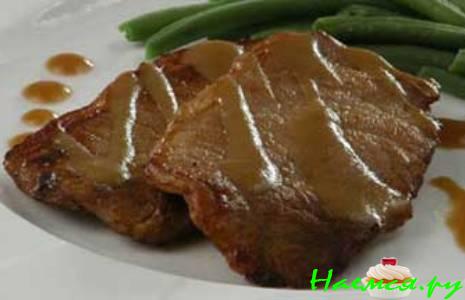 Свининка, маринованная в соевом соусе