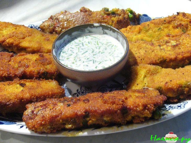 Сырно-овощные палочки