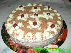 Торт "Бисквитное счастье" (без выпечки)