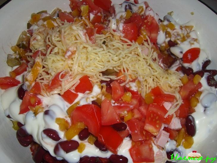 Салат с бобами