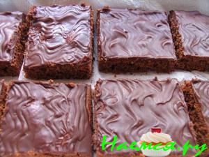 Шоколадно-сметанные пирожные
