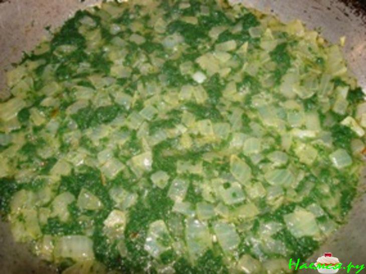 Печенка под зеленым соусом Печенка под зеленым соусом