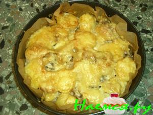 Куриная грудка и картошка в духовке