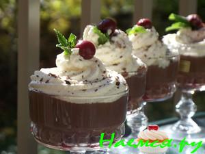 Десерт 'Пьяная вишня'