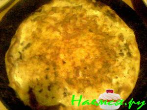 Пирог с морепродуктами