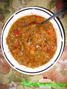 Соте из куриного филе и овощей