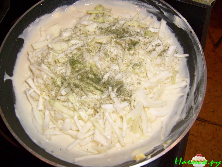 Капустный пирог для ленивых - мой вариант