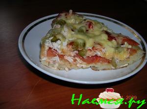 Пицца на дранике