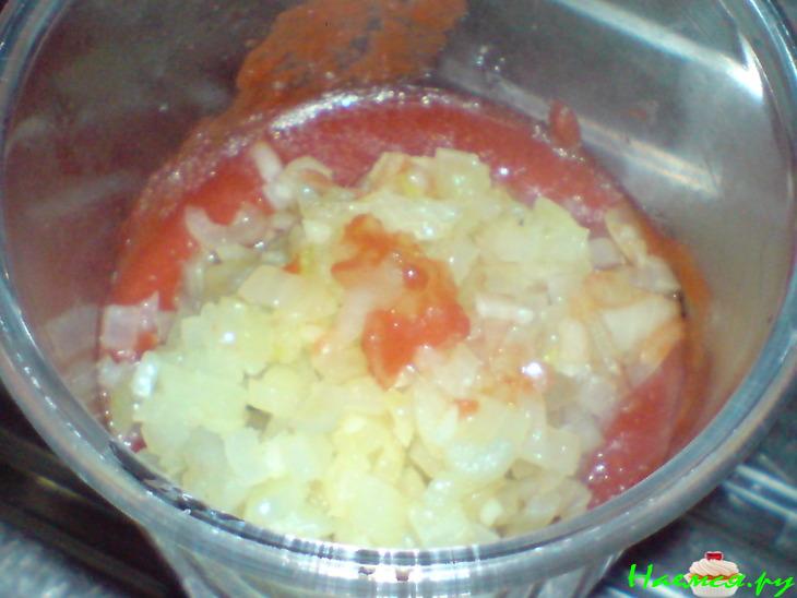 Быстрый томатный супчик с сыром "Моцарелла"