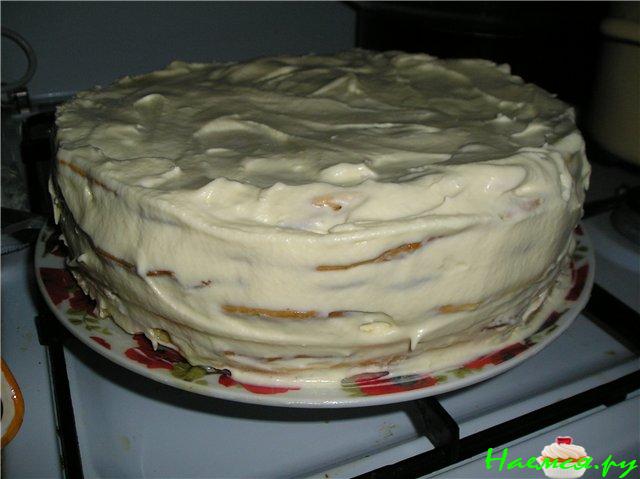 Торт "Наполеон" на день рождения