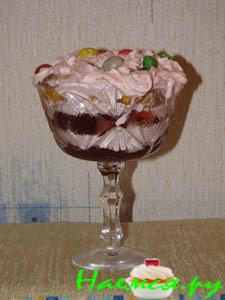 Фруктовый десерт с "Морскими камешками" Фруктовый десерт с "Морскими камешками"