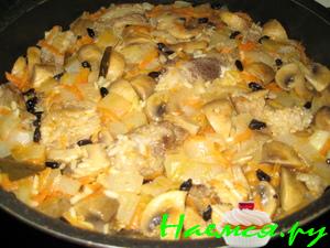 Плов с изюмом