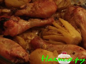 Курочка с картошкой