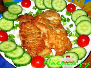 Филе морского языка в шубке