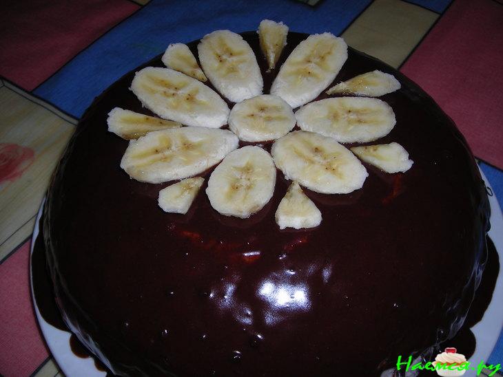 Торт 'Шоколадно-банановый купол'