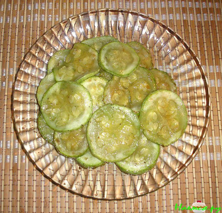 Закуска из баклажана и кабачка