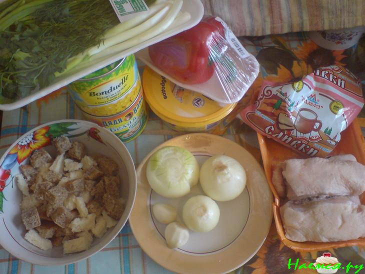 Суккоташ с крутонами