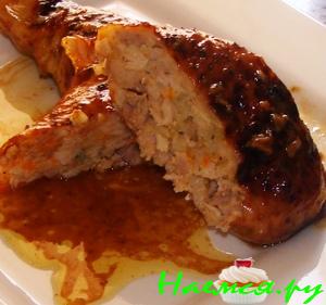 Фаршированные окорочка с соевым соусом