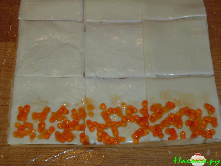 Рыбно-икорный рулет из лаваша