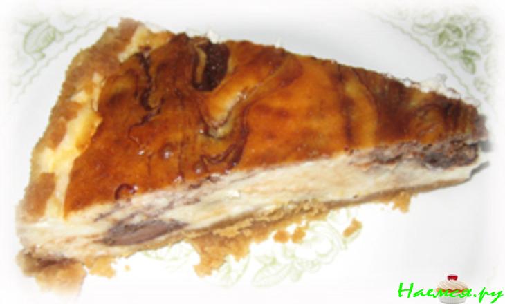 Шоколадно-ванильный чизкейк&nbsp; 