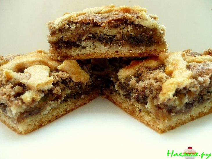 Ореховый пирог на сметане