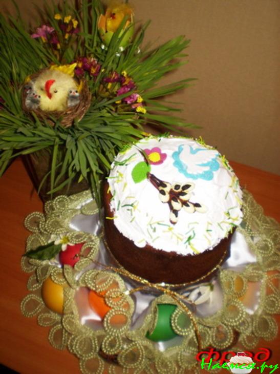 Кулич пасхальный на сметане и молоке