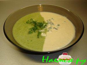 Суп двухцветный