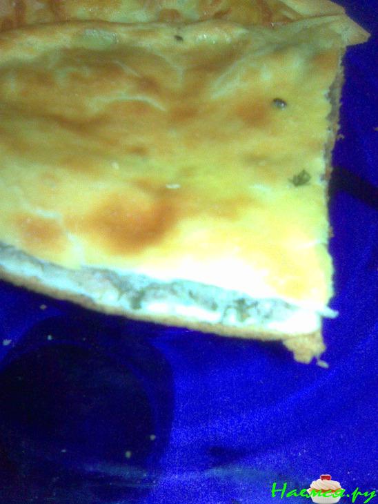 Пирог из творожного теста