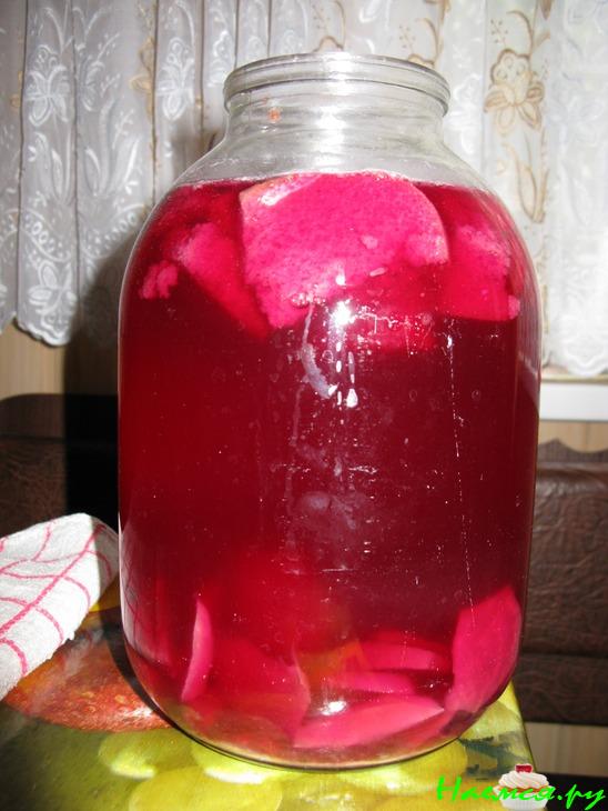 Квас из сырой свеклы