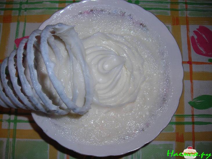 Кокосовые пирожные со сливочным кремом