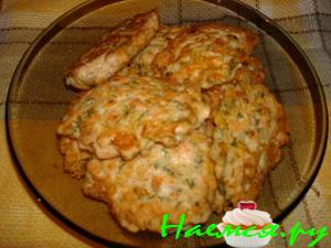 Оладьи из семги